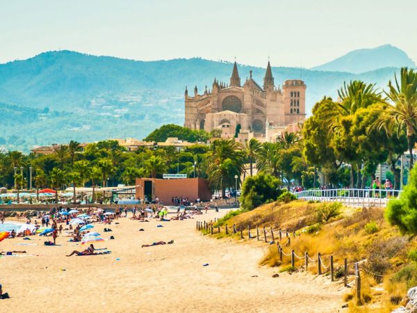 Blick auf die Bucht von Palma de Mallorca